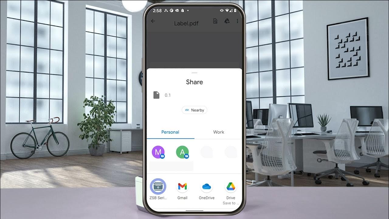 How to Print a Shipping Label from eBay (mobile) ZSB Series Printer