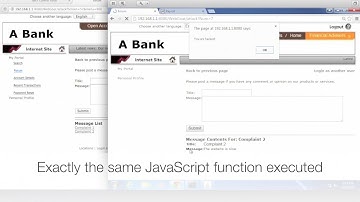 Hacking Demo - Obfuscated XSS, Clickjacking, SQL Injection (edit with subtitles)