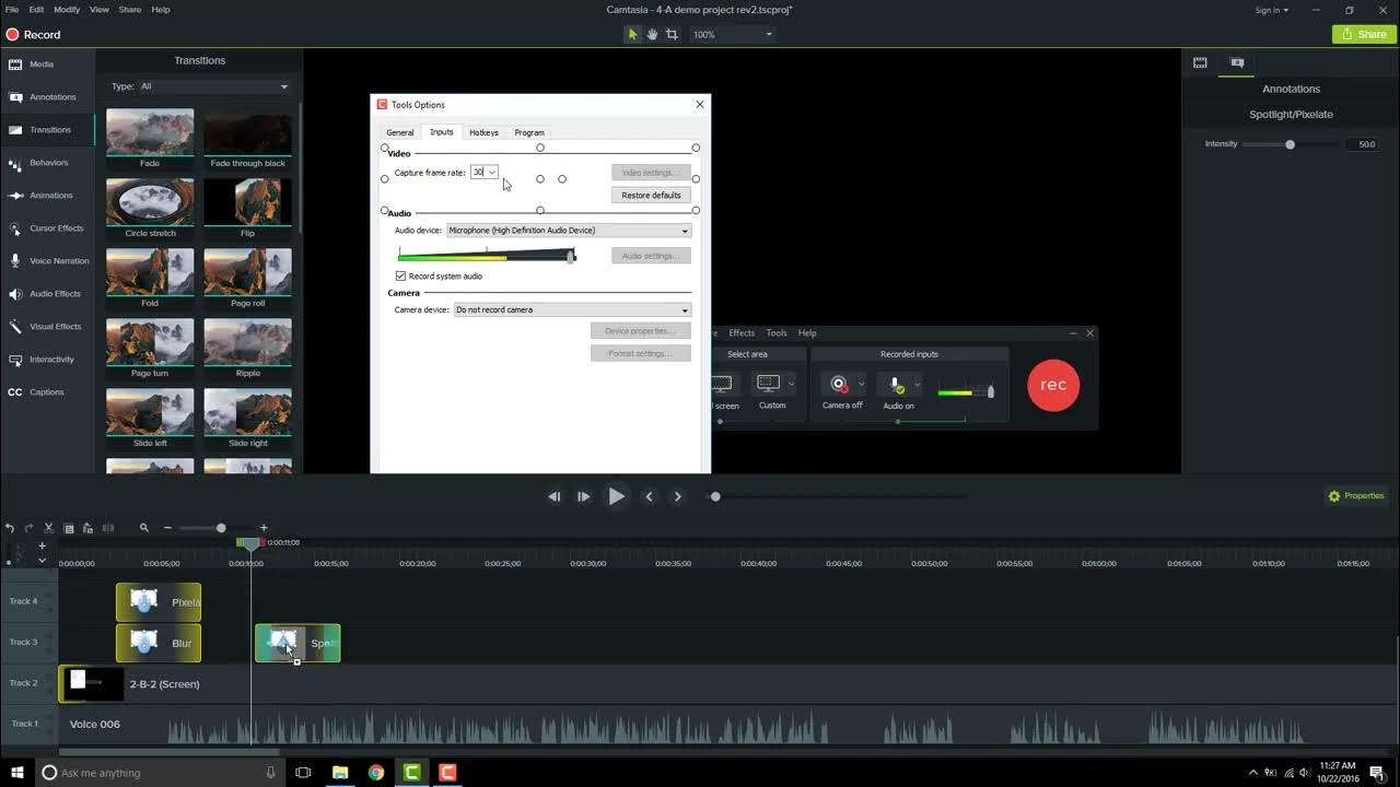 Camtasia 2021 3.Annotations Additional Uses Annotations and Markers
