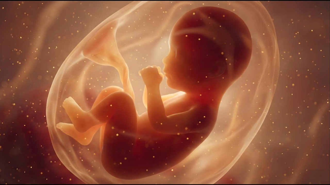 432Hz Miracle Tone - Womb Sounds & Heartbeat for Baby Sleep 👶 | Deep Focus Baby