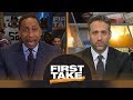 Stephen A. and Max agree about Russell Westbrook's reaction to fan | First Take | ESPN