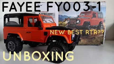 NEW Fayee FY003-1 RTR 1/16 4x4 unboxing! IS IT THE NEW BEST SMALL RTR CRAWLER??