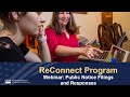 ReConnect Program: Public Notice Filing Breakout Session