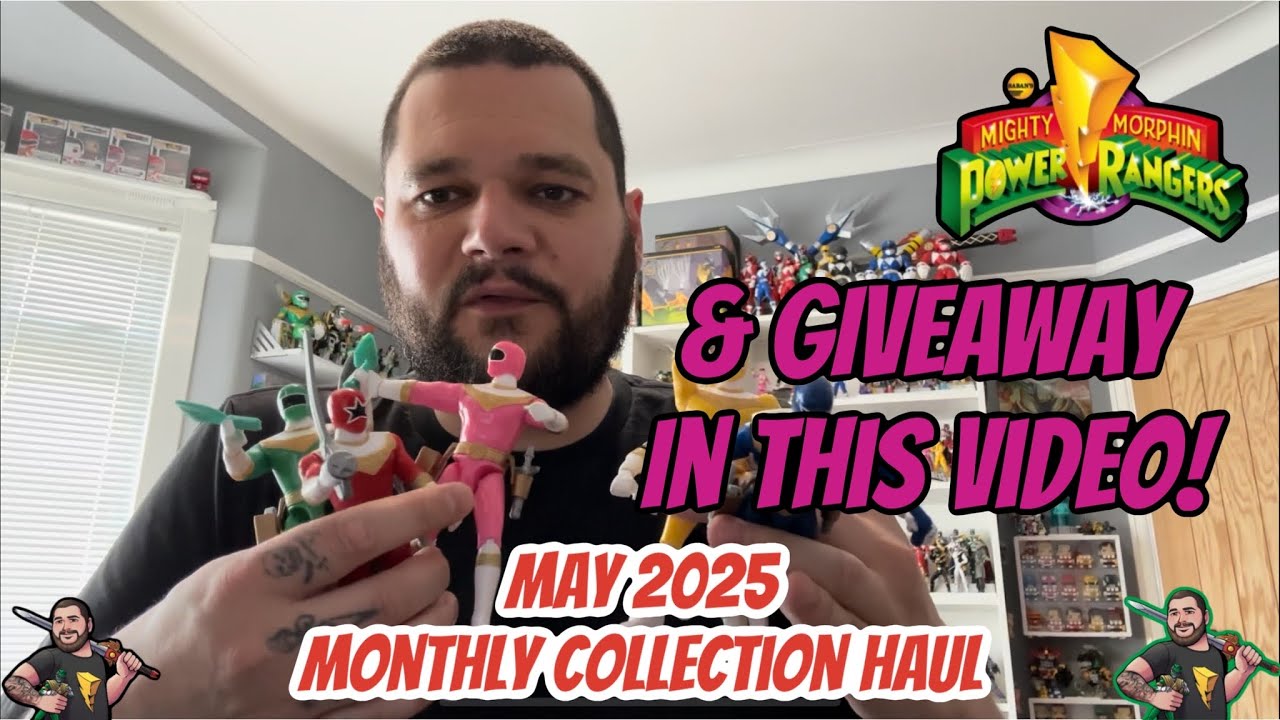 Mighty Morphin Power Rangers May 2025 Collection Haul & GIVEAWAY ...