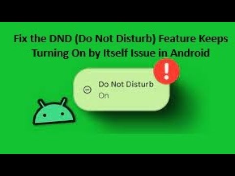 How to Fix Samsung Phone Keep Turning on Do Not Disturb? - YouTube