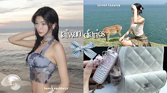 taiwan diaries 🌊: island hopping, sanrio snack taste, deer visit, good food, explore, beach episode thumbnail