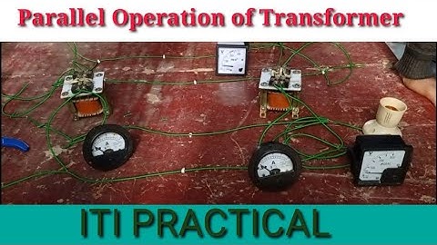 Transformer Parallel Operation in hindi iti practical, Parallel Operation of transformer