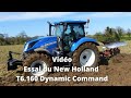 Essai du tracteur new holland t6160 dynamic command