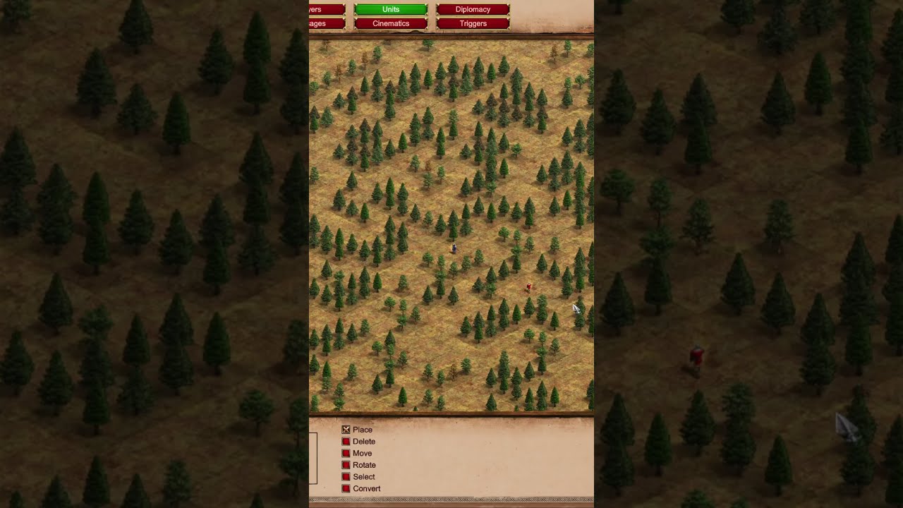 Walkable Forest | AoE2 Scenario Editor 