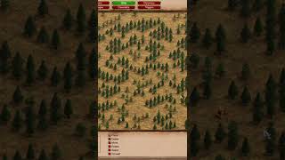Walkable Forest | AoE2 Scenario Editor #shorts