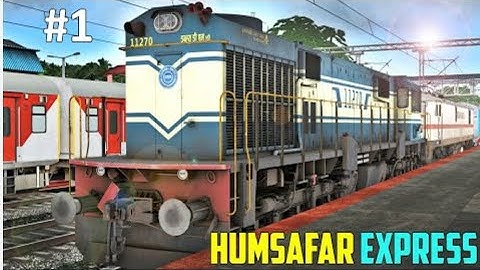 Locomotive Failed of Humsafar Express Train and rescued by WDM 3D