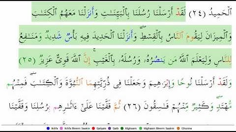 57 Surat Al-Ḥadīd  سورة الحديد‎ Iron 29 ayat, 17-29 part2