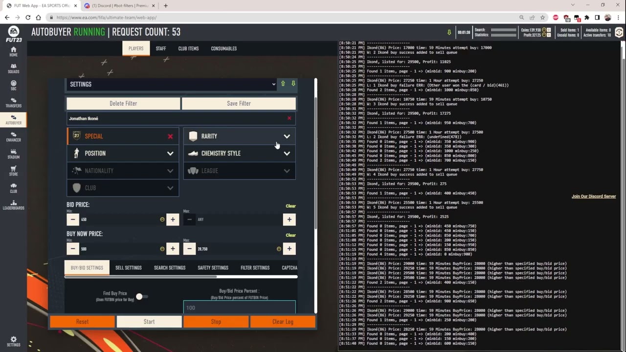 Fifa 23 Ultimate Team Autobuyer Sniping Bot. Make Millions Of