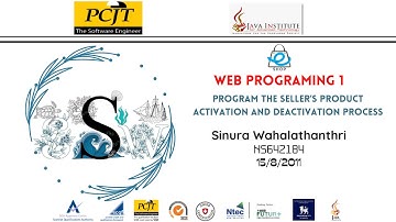 Web Project Task 17 || 1st Year || Semester 01 || Java Institute || Sinura Wahalathanthri
