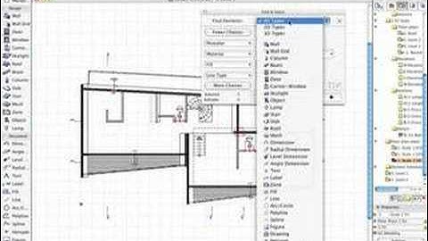 ArchiCAD 10 - #04 The Virtual Building -- 2D and floorplan