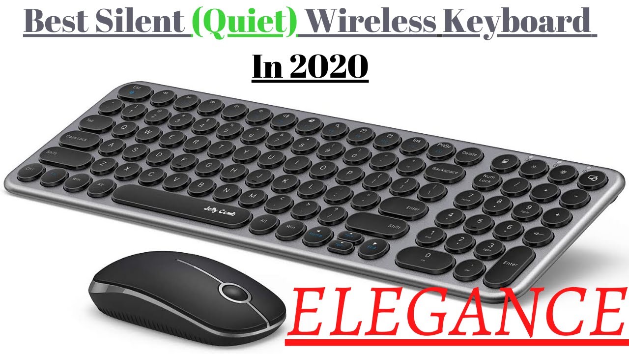 Best Silent (Quiet) Wireless Keyboard In 2020 - YouTube