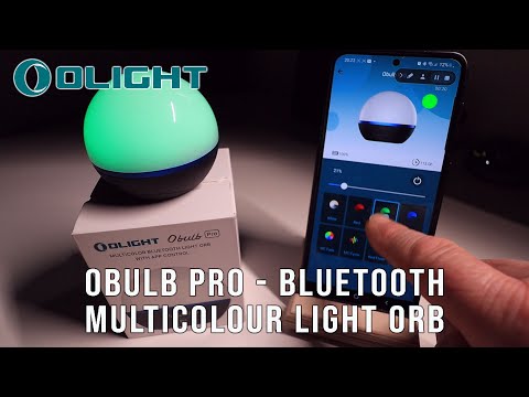 Obulb Pro Multicolour ORB with Bluetooth app connection. Olights great LED light just got better.