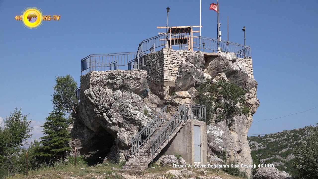 İbradı Ve Çevre Doğasının Kısa Peyzajı 4K UHD