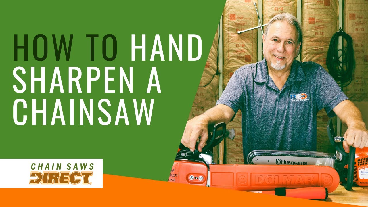 How to Hand Sharpen a Chainsaw Chain