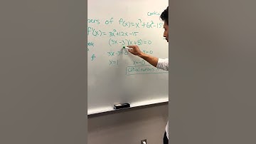 Finding critical numbers of a polynomial