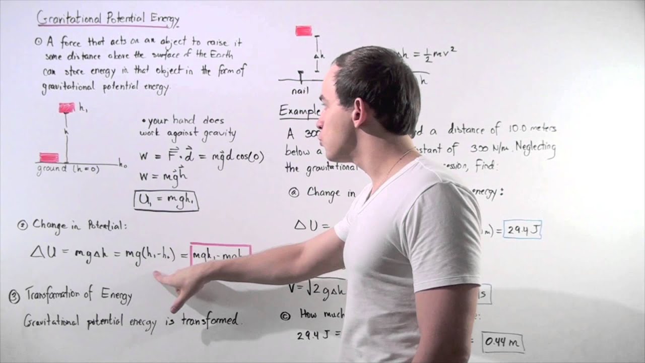 chemistry транскрипция Gravitational Potential Energy