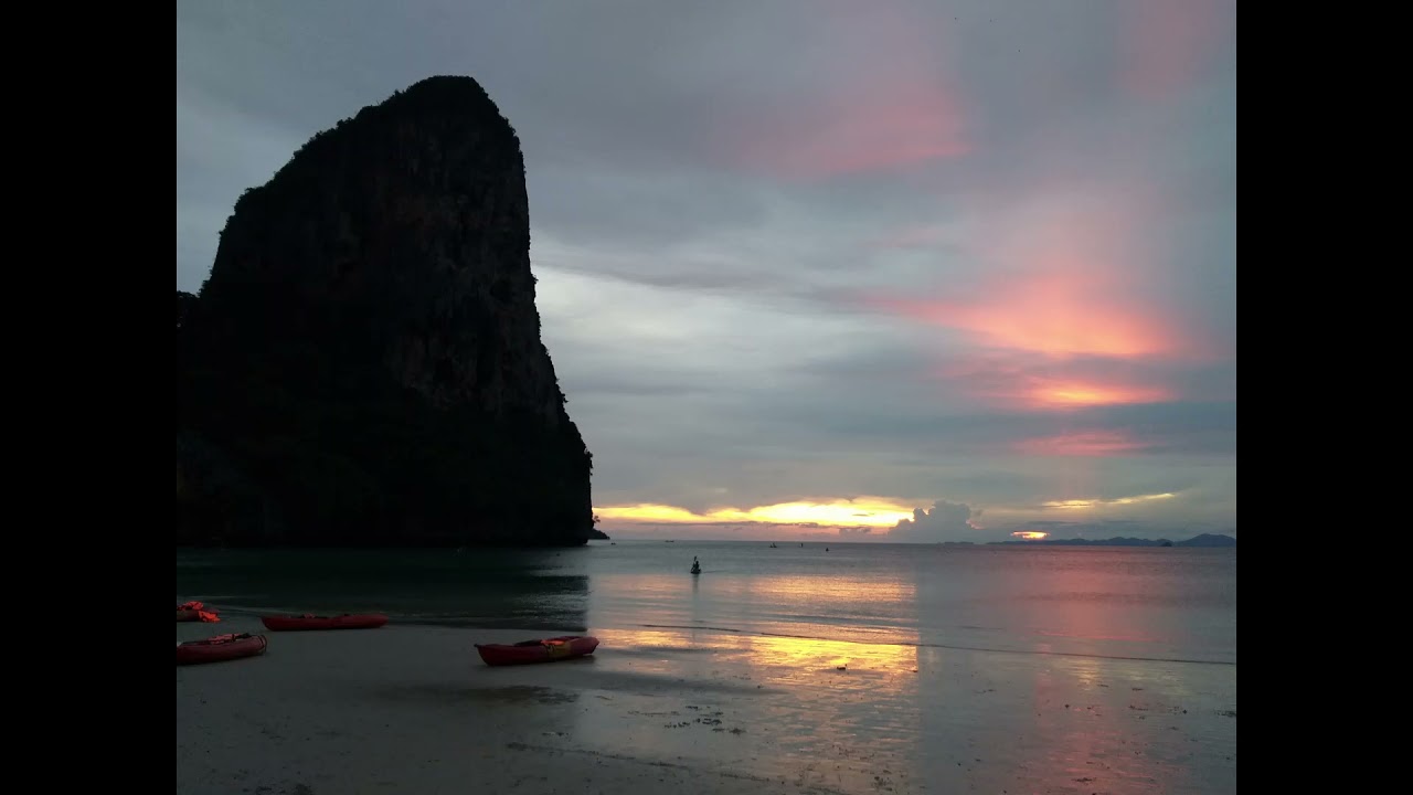 Thailand RAILAY WEST BEACH SUNSETS Krabi 2020
