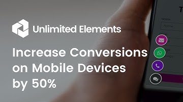 Mobile Icon Menu for Elementor - Increase conversions from mobile