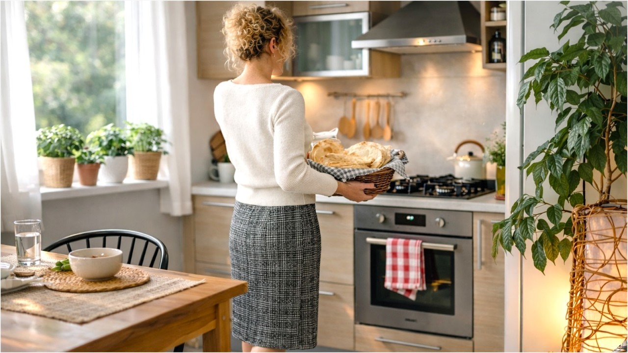 Дождливый день Рамадана дома 🌿Искусство медленной жизни с Shnasse, домашний хлеб и ифтар