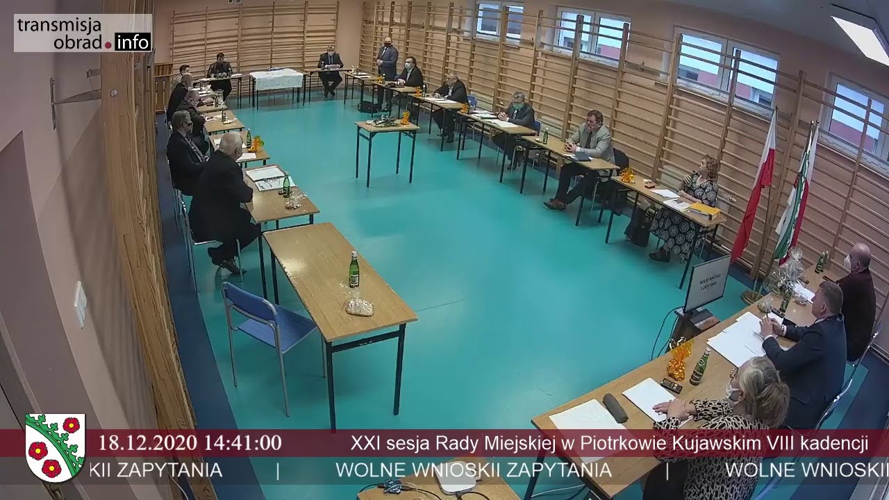 Sesja Rady Gminy Piotrków Kujawski XXI Sesja Rady Miejskiej w Piotrkowie Kujawskim - YouTube