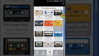 how to show mp3 caset application | nice audio app screenshot 4