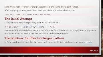 Mastering Pattern Removal in Python with re.sub