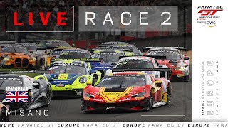 LIVE | Race 2 | Misano | Fanatec GT Europe 2024 (English) screenshot 4