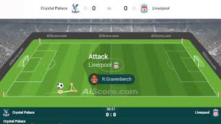 🔴Live: Crystal Palace vs Liverpool live score | Football Live Score | English Premier League