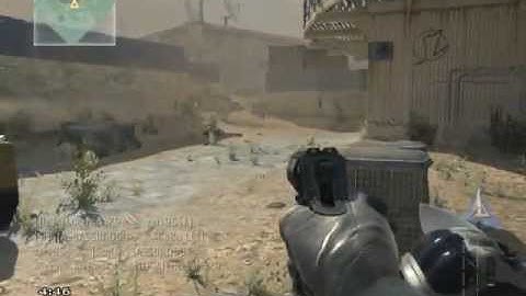 MW3: Using a gun in all or nothing!