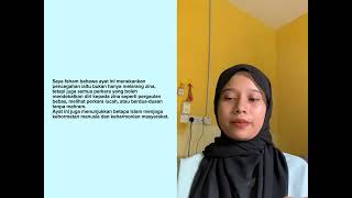 DUS30052 SYARIAH DAN KEHIDUPAN : PEMAHAMAN AYAT AL-QURAN - (SURAH AL- ISRA’ AYAT 32)