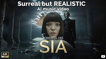 Surreal but REALISTIC AI music video | song like SIA