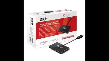 CSV 5300H Multi Stream Transport (MST) Hub HDMI® Triple Monitor