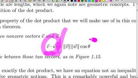 Multivariable Calculus, Lecture #2