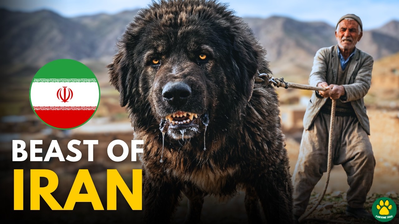 The BEAST Dog of IRAN: Meet the Rare GHADREJANI - YouTube