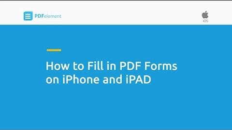 How to Fill in PDF Forms on iPhone and iPad