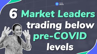 Market leader stocks trading below pre-covid levels