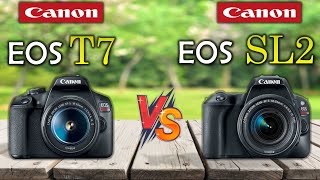 Canon Eos T7 Vs Canon Eos Sl2 Dslr Comparison Shehzad Tech Reviews
