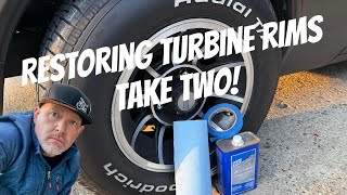 Restoring turbine rims, take two - DIY Crisp Paint Lines