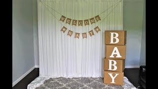 Baby shower backdrop diy is here. very easy and simple. if you have
any questions comment below, like, share, subscribe for more videos!
supplies: boxes (any...