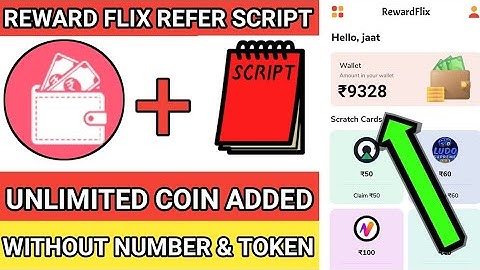 Reward Flix Money Adder Script || Reward flix refer bypass script || Best Earning App today