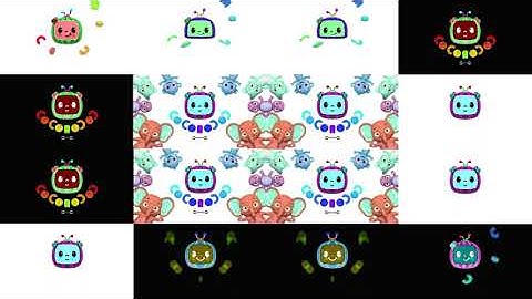 Cocomelon Outro Logo Effects Sponsored By Klasky Csupo 2001 V2 Effects  x16 | Inverted