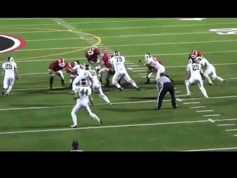 Kyle Whitman 2012 Football Highlights - Grant Community High School