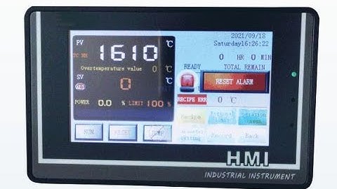 Teshow MF43H HMI program temperature controller