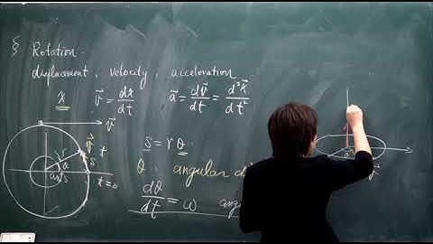 《國立中山大學》普通物理(蔡秀芬教授)22-rotation