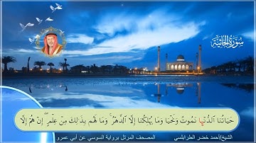 سورة الجاثية-احمد الطرابلسي-رواية السوسي عن ابي عمر